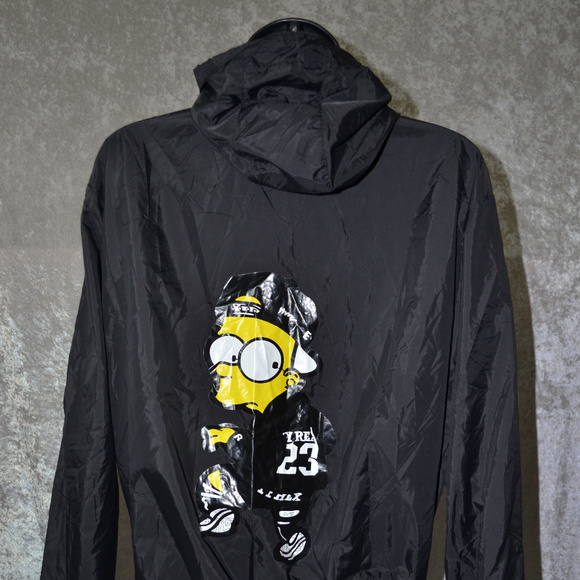 BART SIMPSON #23 LIGHTWEIGHT WINDBREAKER - Picture 3 of 8